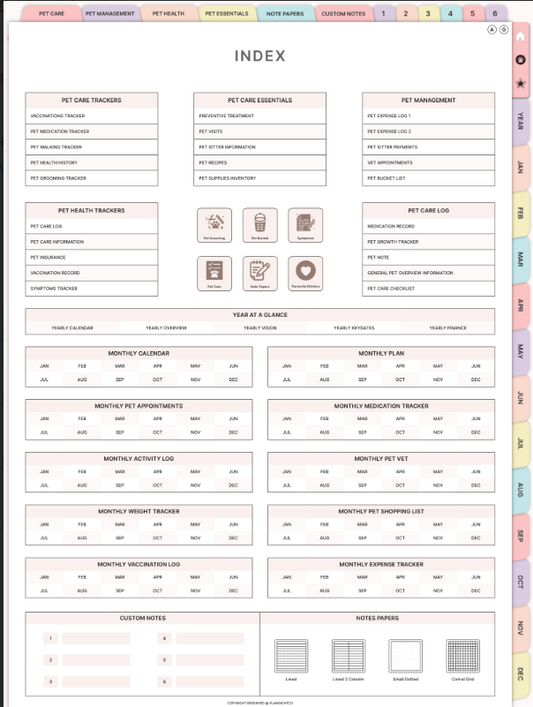 100+ Printable Dog Planners & Trackers